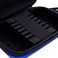 CUESOUL BEAST Dart Case Big Darts Carrying Storage for Steel Tip/Soft Tip darts and Accessories-Blue