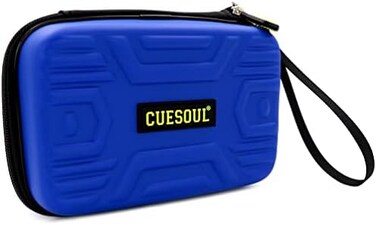 CUESOUL BEAST Dart Case Big Darts Carrying Storage for Steel Tip/Soft Tip darts and Accessories-Blue