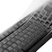 MUBUY-GOL MUBUY Clear Desktop Computer Keyboard Cover for 104/107 Keys Standard Desktop Keyboard Reusable Waterproof Keyboard Cover