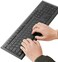 MUBUY-GOL MUBUY Clear Desktop Computer Keyboard Cover for 104/107 Keys Standard Desktop Keyboard Reusable Waterproof Keyboard Cover