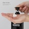 Segbeauty Square Soap Dispenser Black, 3pcs 16.9oz Refillable Shampoo and Conditioner Bottles, 500ml Empty Reusable Plastic Pump Bottle Bathroom Shower Dispenser Set for Body Wash Liquid Gel Lotion
