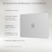 جراب Incase الصلب Obudowa لجهاز MacBook Air 136 M2 (2022) (منقط وشفاف)