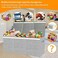 Pantryily Extra Large Toy Box for Girls Boys - Collapsible Kids Toy Chest Boxes Organizers and Storage for Nursery,Playroom,Office 35.8"x12.6"x16"(Grey