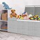Pantryily Extra Large Toy Box for Girls Boys - Collapsible Kids Toy Chest Boxes Organizers and Storage for Nursery,Playroom,Office 35.8"x12.6"x16"(Grey