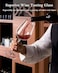 JBHO Hand Blown Italian Style Crystal Bordeaux Wine Glasses - Great Gift Packaging - Red Wine Glasses Lead-Free Premium Crystal Clear Glass - Set of 4-18 Ounce