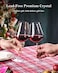 JBHO Hand Blown Italian Style Crystal Bordeaux Wine Glasses - Great Gift Packaging - Red Wine Glasses Lead-Free Premium Crystal Clear Glass - Set of 4-18 Ounce