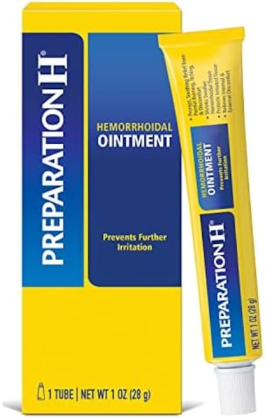 Preparation H Hemorrhoid Symptom Treatment Ointment, Itching, Burning and Discomfort Relief, Tube 30ml