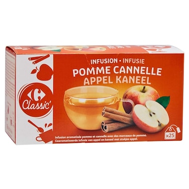 Carrefour Apple and Cinnamon Tea, 55g