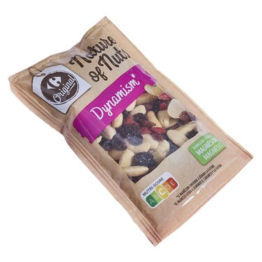 Carrefour Original Dynamism Dried Fruits and Nuts Mix, 120g