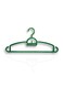Plastic Hanger 18 Pieces Green