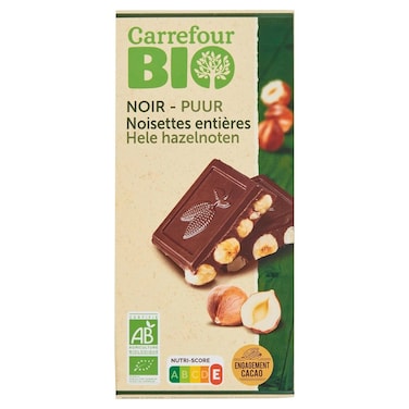 Carrefour Bio Organic Chocolate Hazelnut Biscuits, 200g