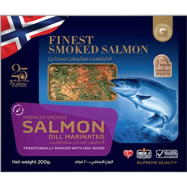 Caviar Classic Land Atlantic Smoked Salmon Dill Marinated 200g