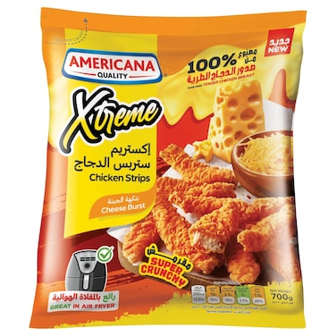 Americana Xtreme Cheese Burst Chicken Strips, 700g