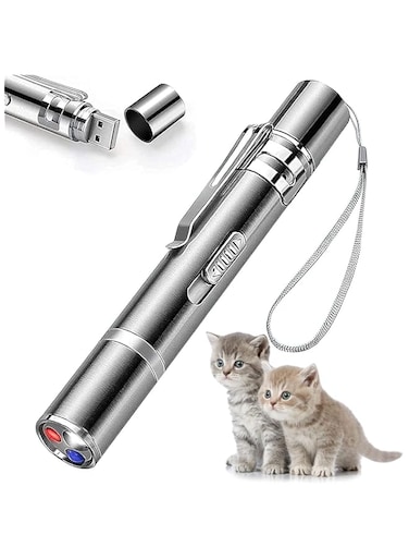 BEGRIM Cat Toy Pointer for Indoor, Cat Mouse Toys Wand Laser Light Pet Interactive Toys to Keep Cat Busy, for Kitten Cat Dog Chase Play