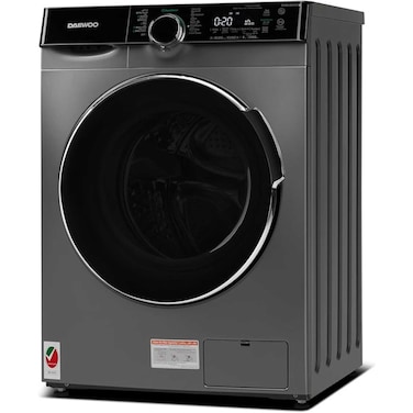 Daewoo , 8 Kg Washer / 6 Kg Dryer, 1400 RPM, Front Load Washer &amp; Dryer , Inverter Motor , Grey , DWC,86S1413I , 1 Year Warranty