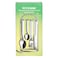 Winsor Stainless Steel Cutlery Set with Stand Silver 24 PCS