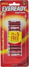 Eveready AAA Batteries Red 20 PCS