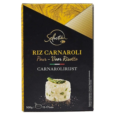 Carrefour Selection Carnaroli Rice for Risotto, 500g