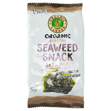 Organic Larder Organic Roasted Sesame Seaweed Snack, 5g