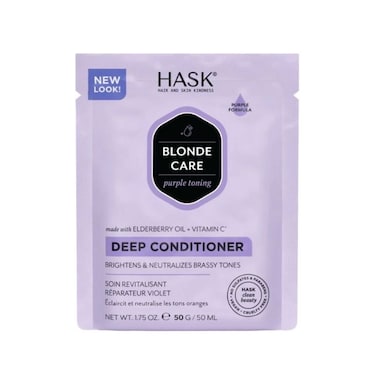 Hask Blonde Care Purple Toning Deep Conditioner 50g