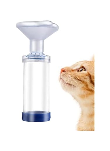 FDTY Dog Cat Inhaler Spacer Feline/Cannie Aerosol Chamber Inhaler for Adults Children Cats/Dogs Veterinary Tool
