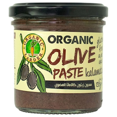 أورغانيك لاردر معجون زيتون كالاماتا العضوي 135 غرام