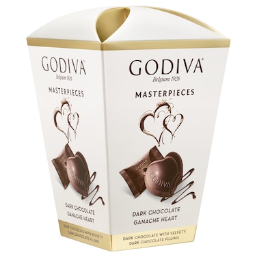 Godiva Masterpieces Ganache Heart Dark Chocolate, 117g
