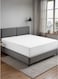 Linen Klub Single Fitted Sheet - 1 Piece, 100% Cotton, 250 Thread Count for Ultimate Softness and Comfort, Cool and Breathable Fabric, Size: 120 x 200 cm, Deep Pocket Elasticized Edges, White