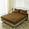 MUSA&Acirc;&reg; 3 Piece Fitted Sheet Set - Mocha, 300 Thread Count, California King Size