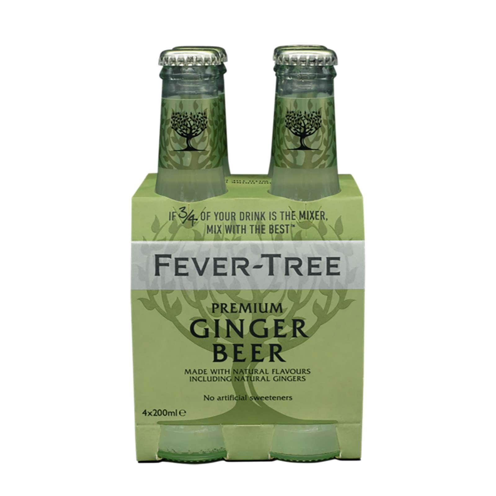 Buy Fever-Tree Premium Ginger Beer, 200ml, Pack of 4 Online