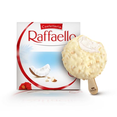 Raffaello Coconut Ice Cream, 4 sticks, 280ml