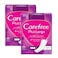 Carefree Plus Large Unscented, 48 Pantyliners White, Pack of 2
