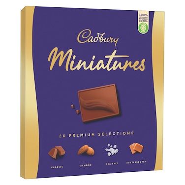 Cadbury Miniatures Gifting Collection Chocolate Box, 200g