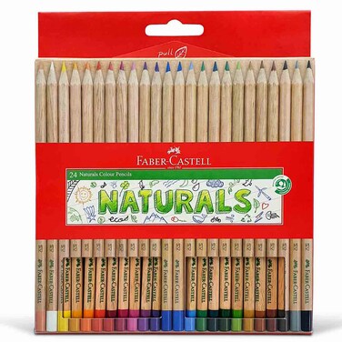 فابر كاستيل ناتشورلز  أقلام ملونة 16-115024  24 قطعة -متعددة الألوان-
