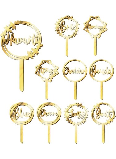 10 Packs Cheese Labels Markers For Charcuterie Board