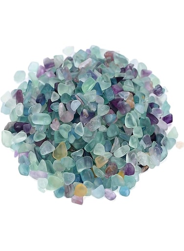 WAYBER Decorative Crystal Pebbles, 2 Lb/920g (Fill 1.8 Cups) Natural Quartz Stones Aquarium Gravel Sea Glass Rock Sand for Vase Fillers/Fish Turtle Tank/Succulent Plants Decoration