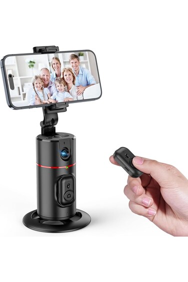 RISEOFLE Auto Face Tracking Tripod 360&deg; Rotating Auto Tracking Phone Holder