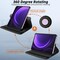 Muzz Rotating Case for Samsung Galaxy Tab S9 FE 5G 10.9 Inch/S9 11 Inch 2023, 360 Degree Stand Cover, Auto Sleep/Wake (Black)