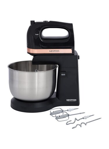 5 Speed Control Stand Mixer,With 3L Rotating Bowl , Two Beaters And Hooks, Black, KNSM6343"Min 1 year manufacturer warranty