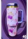 40oz Tumbler &acirc;&euro;&ldquo; Stainless Steel Travel Mug with Reusable Straw   Double-Wall Insulated to Keep Drinks Hot for 16 Hours &amp; Cold for 24 Hours   Leak-Resistant FlowState Lid   BPA-Free, Dishwasher Safe &amp; Eco-Friendly   Slim Car Cup Holder Fit &amp; Ergonomic Handle for Work, Home &amp; Travel