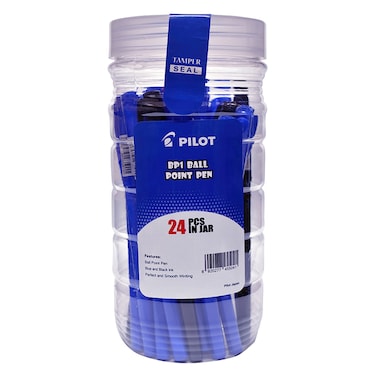 Pilot Ballpoint Pen In Jar BP-1 24 PCS