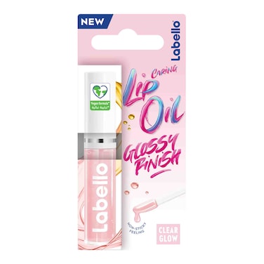 Labello Lip Oil Moisturising Lip Care Glossy Finish Clear Glow 5.5 ml