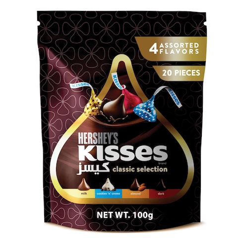 Hershey&#39;s  Kisses assorted Classic Selection Chocolate 100g