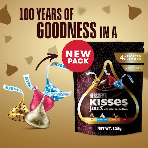 Hershey&#39;s  Kisses assorted Classic Selection Chocolate 100g