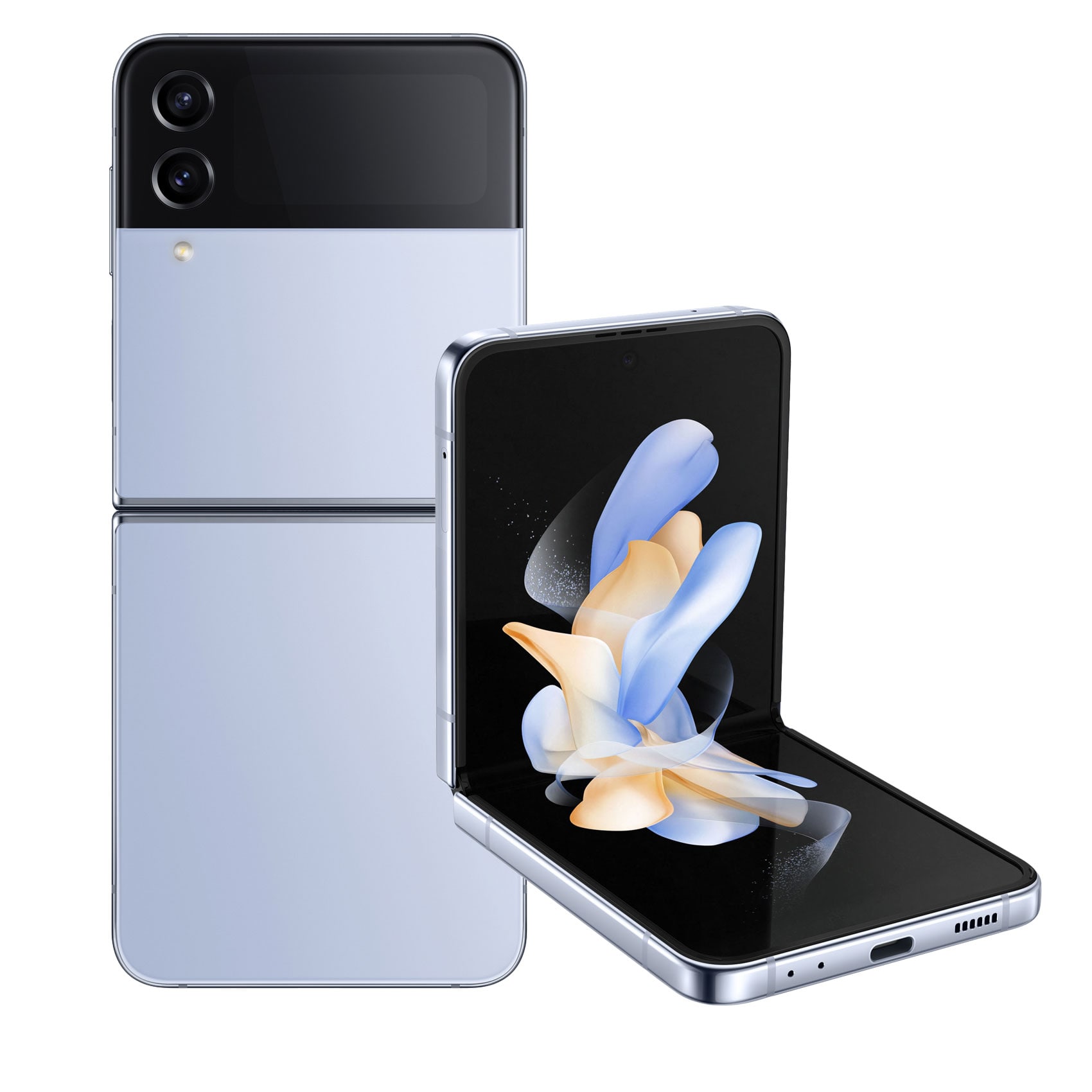 Buy Samsung Galaxy Z Flip4 Single SIM 8GB RAM 512GB 5G Blue Online