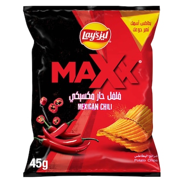 ليز ماكس فلفل حار مكسيكي 45 غرام