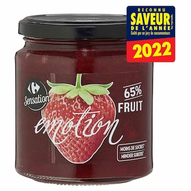 Carrefour Sensation Strawberry Jam, 330g