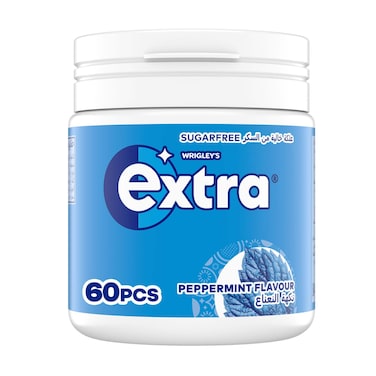 Wrigley's Extra Gum Peppermint, Sugar Free Chewing Gum 60 Pellets