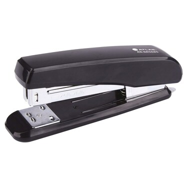 Atlas Half Strip Stapler with Staple Remover, Black