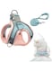 Oasisgalore Cat Harness and Leash Set, Escape-Proof Vest, Reflective Strap Night Safe Pet Harness.Easy Control for Small Large Kitten, Fit for Puppy, Rabbit (L) for 6-9lb (PINK*BLUE)